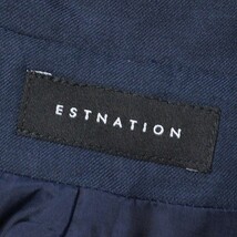 ◆ESTNATION/エストネーション ウエストベルト付 スキッパー シャツ ワンピース ネイビー 40_画像4