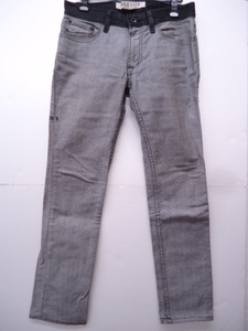 【KCM】jpa2-43-30★中古美品★【KILL CITY/キルシティ】メンズ　デニムパンツ ジーパン　ブラックデニム裏使い　グレー系　サイズ30