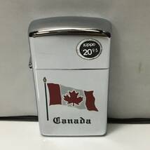 送料無料 レア 1999年 カナダ製 スリム ZIPPO 中古 美品 CANADA ONTARIO_画像3