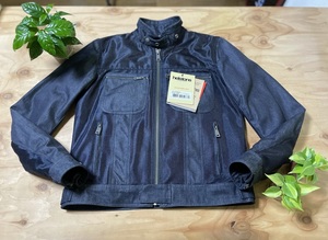 新品★helstons ヘルストン GENESIS メッシュジャケット ネイビー/2XL（3XL相当）◇バイク ジャケット デニム バイクウェア 輸入品 春夏