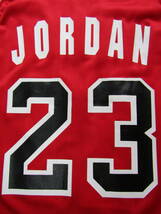 ホワイトレター！ NBA JORDAN #23 マイケル・ジョーダン BULLS Champion チャンピオン製 ユニフォーム シカゴ・ブルズ 当時物 バスケ_画像4