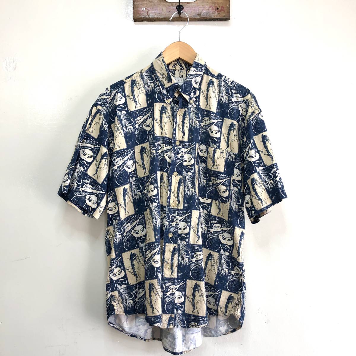 から厳選した 【激レア⌘希少】古着 バティック 柄シャツ総柄 アジアン