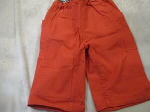 [20 year summer ]F.O KIDS(efo- Kids ) child front with pocket stretch active pants red 160cm (49-6826)