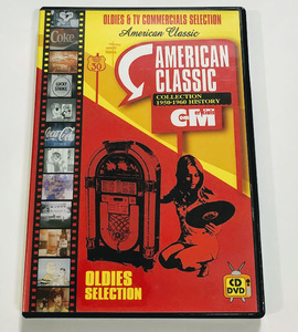 DVD＋CD AMERICAN CLASSIC OLDIES ＆ TV COMMERCIALS SELECTION ★ CM コマーシャル コカコーラ ラッキーストライク クリスピー etc. 