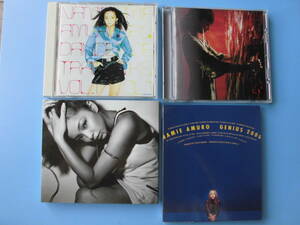 中古ＣＤ◎安室奈美恵　４枚まとめて（ダンストラックスVOL.1・Concentration20・SWEET⑲BLUES・GENIUS 2000）◎