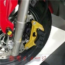 adv150 cb/cbr650f cbr1000rrフロントフェンダースライダースクリューフォークプロテクター黒_画像2