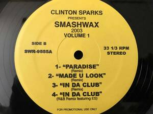 CLINTON SPARKS PRESENTS // SMASHWAX 2003 VOL.1