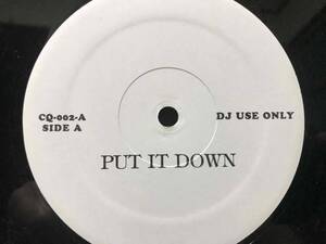 A TRIBE CALLED QUEST / PUT IT DOWN / GIRLS / pro. JAY DEE aka J DILLA (THE UMMAH) ホワイト盤オンリー