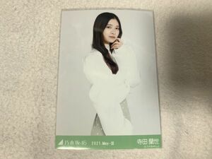 乃木坂46 2021.May-III 変形ブラウス 生写真 寺田蘭世 チュウ