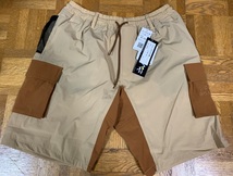 ★Mountain Mania，マウンテンマニア〓カーゴショートパンツCARGO SHORT PANTS〓L〓新品ベージュ_画像1