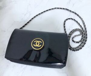 Super rare & beautiful goods! Domestic genuine Chanel make-up palette enamel chain wallet Chanel, bag, bag, shoulder bag