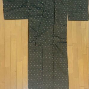 伊勢丹★紬の着物 袷 茶色