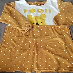 くまのプーさんの割烹着 M