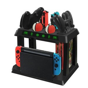 Switch充電スタンド&収納ホルダー Joy-Con プロコン 6台同時