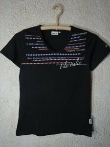 to3002　FILA　フィラ　レディース　半袖　vネック　デザイン　tシャツ　人気　送料格安