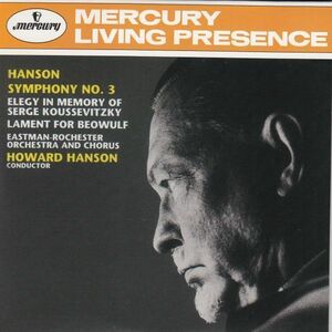 [CD/Mercury]ハンソン:交響曲第3番他/H.ハワード&イーストマン＝ロチェスター管弦楽団 1963.5他