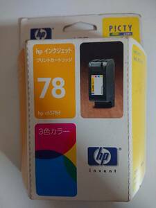  unopened hp print cartridge 78 c6578d 3 color color high capacity 300 sheets correspondence 