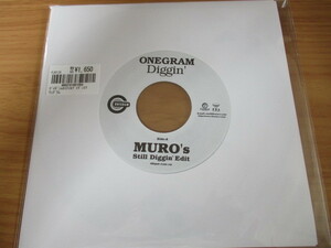  new goods unused 7 -inch!ONEGRAM, DIGGIN', MURO'S STILL DIGGIN EDIT, RSD2021