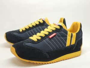  prompt decision! standard! made in Japan PATRICK MARATHON navy blue yellow size 36 / Patrick marathon 9422 navy 