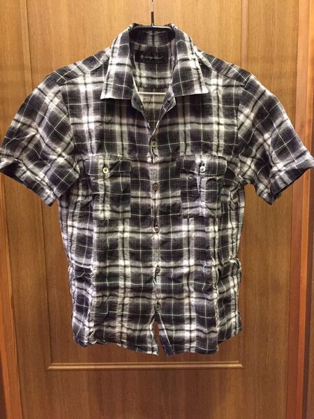 Lounge Lizard ラウンジリザード 半袖チェックシャツ size1 / 半袖シャツ チェックシャツ トップス