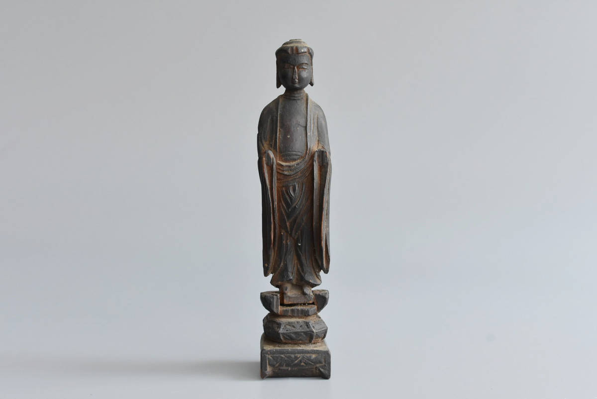 格安モール 仏教美術/木造金剛力士像/仁王像/阿吽入/木彫/彫刻/置物