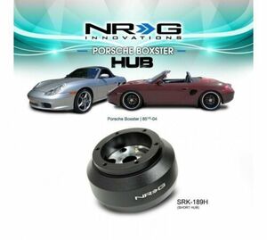 本物! NRG製 ショートハブ ボス SRK-189H ポルシェ 911 993 996 986 ボクスター ステアリング ハンドル ワークスベル OMP モモ N5.1805