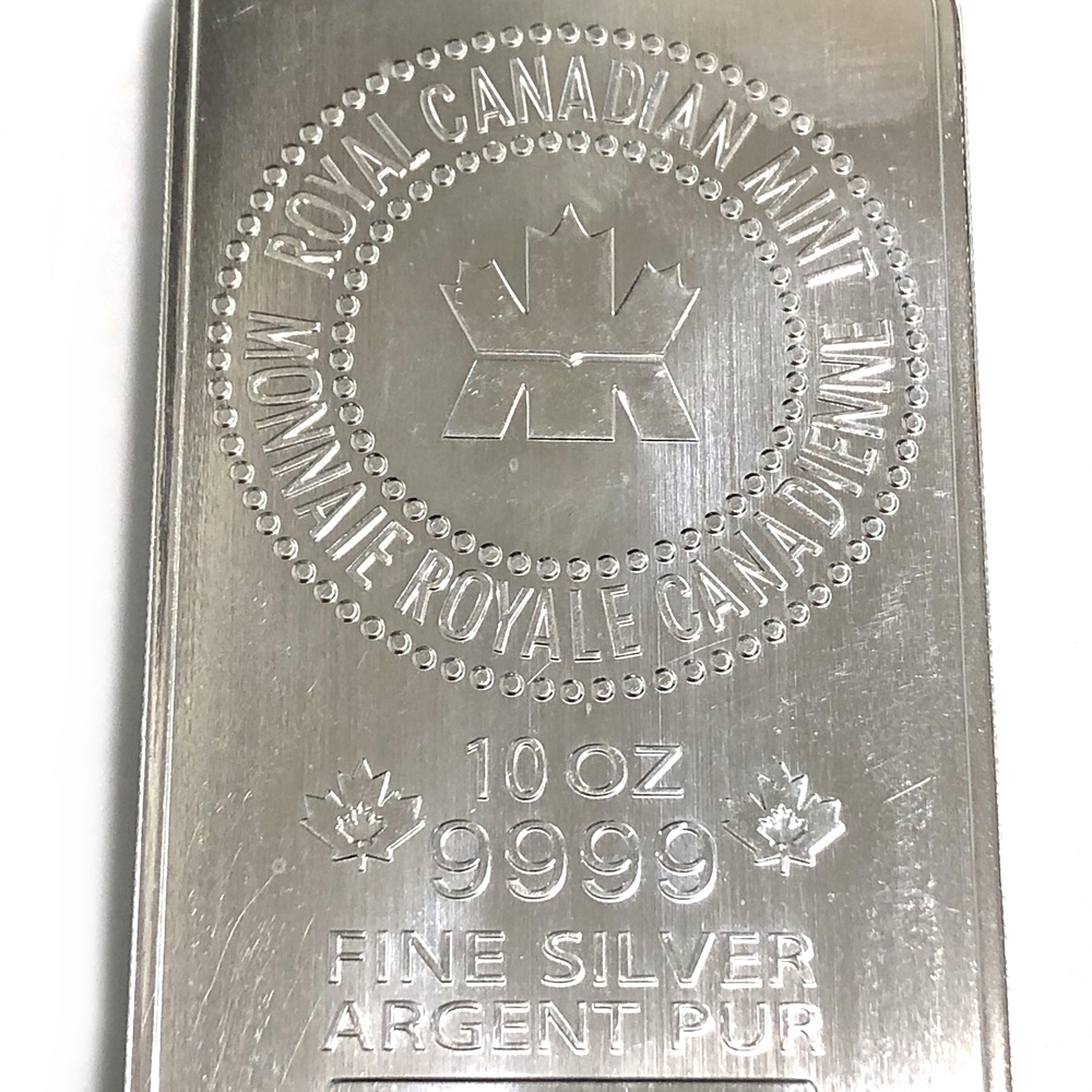 10oz シルバーバー【311g】ロイヤルカナディアンミント オンライン正規