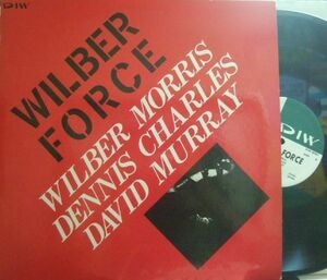 ３枚で送料無料【DIW】Wilber Morris, Dennis Charles, David Murray/Wilber Force (2LP)