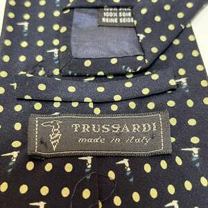 トラサルディ (TRUSSARDI) ロゴドットネクタイ