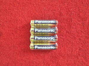 パナソニック 単３アルカリ乾電池/４本パック（LR6・新品）　