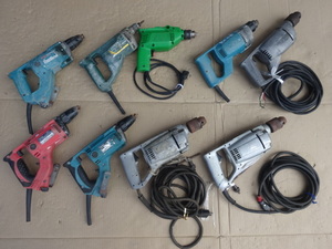 5760★ 電動工具 ドリル まとめ makita ryobi hitachi 未確認 ジャンク品