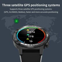 GPSスポーツSMART WATCH男性2021 IP68スマートウォッチ男コンパスバロメーター高度屋外WATERROOF SMART WATCH ES_画像3