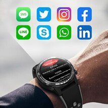 GPSスポーツSMART WATCH男性2021 IP68スマートウォッチ男コンパスバロメーター高度屋外WATERROOF SMART WATCH ES_画像4