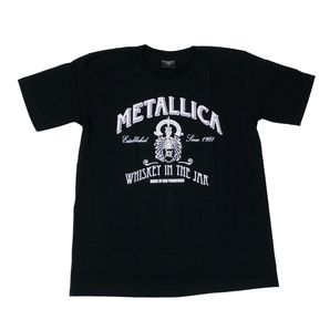 BROADWAY ロック メタリカ バンド ロゴ Tシャツ #3 ブラック (Mサイズ)