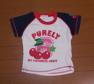 【USED】TIME ANGEL：PURELY 半そでＴシャツ 100