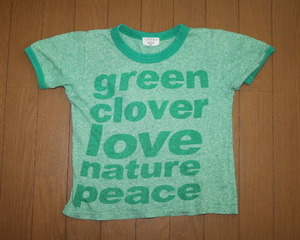 【USED】green clover:半袖Ｔシャツ 130
