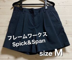 spick&span ボトムス レディース ショートパンツ ネイビー