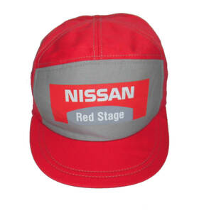 未使用 非売品 NISSAN 日産 RED STAGE メカニックキャップ 作業帽