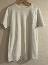 チャンピオン ポケット Tシャツ M ホワイト T1011 USA製_画像1