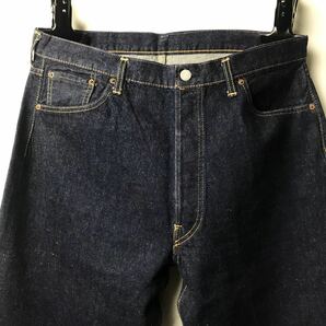 50s60s ビンテージ Levis リーバイス 501 501 Wネーム 501E ビッグE ウエストシングル 初期 移行期 40/36の画像3