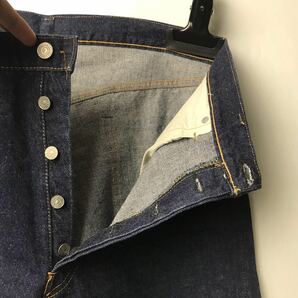 50s60s ビンテージ Levis リーバイス 501 501 Wネーム 501E ビッグE ウエストシングル 初期 移行期 40/36の画像6