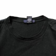 USA製 90's ノーティカ 柄ボーダー サーフィンプリント コットン Tシャツ 半袖 (XL) 黒 ブラック アメリカ製 90年代 旧タグ nautica_画像7
