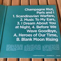 champagne piot、paris and I 、CD付き7インチ、scandinavian warfare、インディロック、ギターポップ、indie rock_画像4