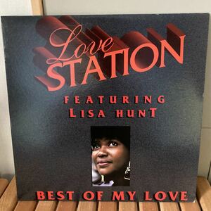 LOVE STATION featuring lisa hunt、best of my love、12インチ