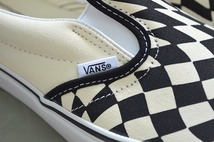 新品未使用 VANS バンズ クラシック スリッポン ツイスト フラッグ チェッカー柄 ブラック/ホワイト 黒 白 US8.5 26.5センチ 送料無料_画像5