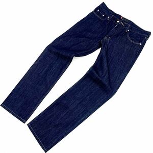 日本製 ★ LEVIS ★ PREMIUM RED TAB 525 色濃いめ 濃紺 ストレート デニムパンツ ジーンズ W32 綺麗め アメカジ リーバイス■Ja1901