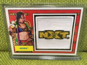 トレーディングカード Topps 世界限定299枚 (264/299) WWEパッチ 2017【アスカ ASUKA】