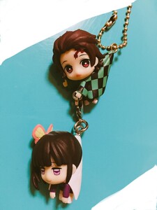 鬼滅の刃☆つまんでつなげてマスコット竈門炭治郎&栗花落カナヲ