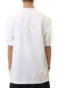 新品 Y-3 ワイスリー クラシック バック ロゴ ショートスリーブ Tシャツ 半袖シャツ 白 ホワイト Mサイズ 丸首 スポーツ 春夏用 ビッグロゴ