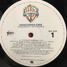 LP US盤　CHAKA KHAN / 『 恋するチャカ 』 I'M EVERY WOMAN , A WOMAN IN A MAN'S WORLD　他_画像3